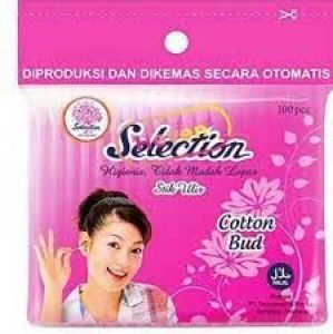 Cotton buds selection