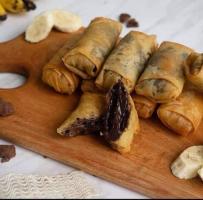 Pisang lumer coklat