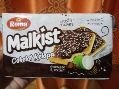 Roma malkist coklat kelapa 95gr