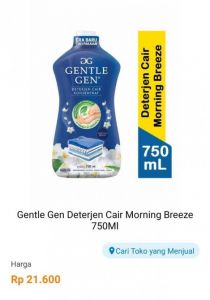 GENTLE GEN BOTOL BIRU