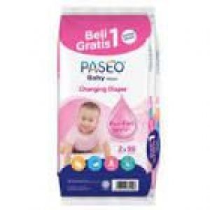 PASEO BABY WIPES JOJOBA OIL 2X50S