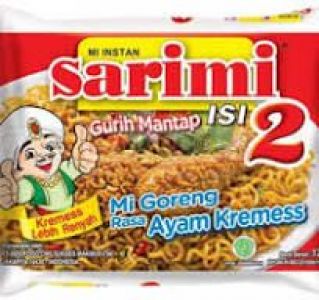 SARIMI GORENG ISI 2 AYAM KREMES