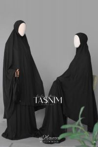 Al Hauraa Mukenah Tasnim Rayon Black 