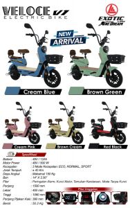 Exotic Veloce V1 - Sepeda listrik