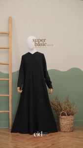 Al Hauraa Gamis Super Basic Black XL 