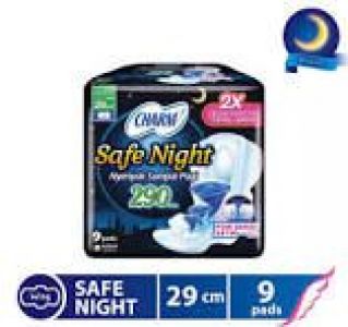 CHARM SAFE NIGHT 290MM 9PADS