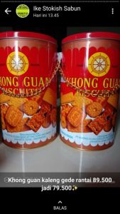 Khong guan 1000gr rantai