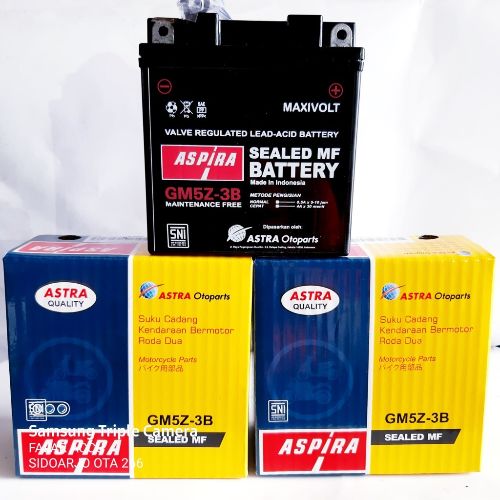 ASPIRA GM5-3B MF 12V 5Ah