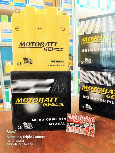 MOTOBATT MTX5AL 12V  5 AMPER