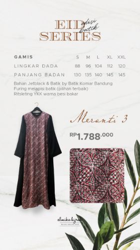 Elmika Meranti No 3 Maroon XL