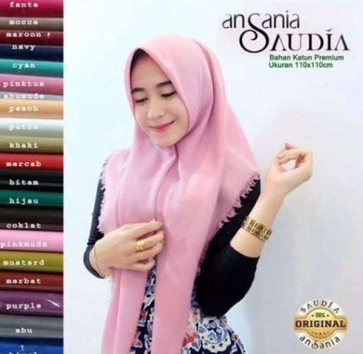 Jilbab segiempat saudia