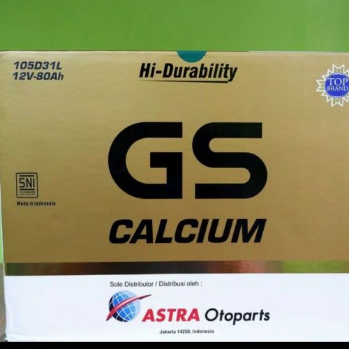 GS ASTRA CALCIUM 105D31L 12V 80 AMPER