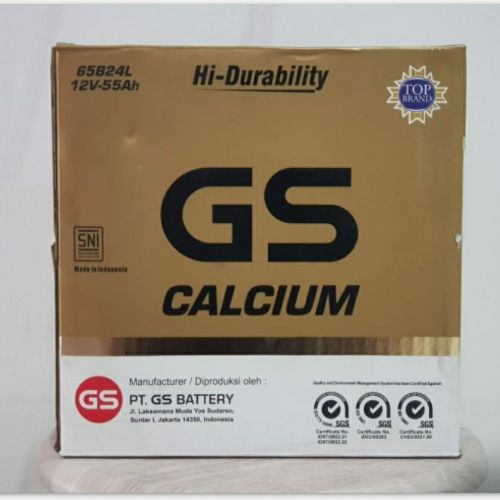GS ASTRA CALCIUM NS60L 12V 55 AMPER
