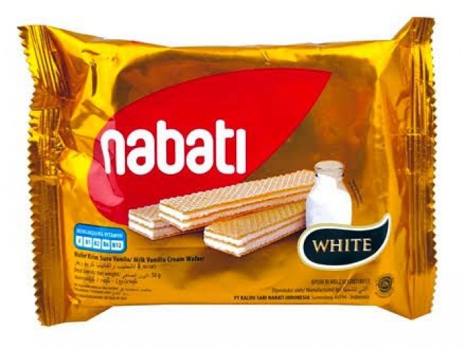 Nabati Wafer White 46g 8993175539517