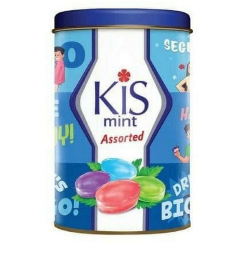 Permen kiss festive 150g kaleng