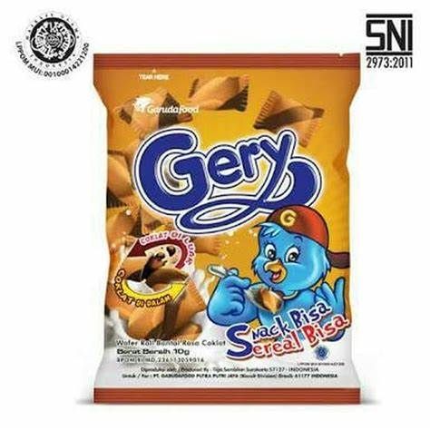Gery Snack Coklat/Pack (Isi 5)