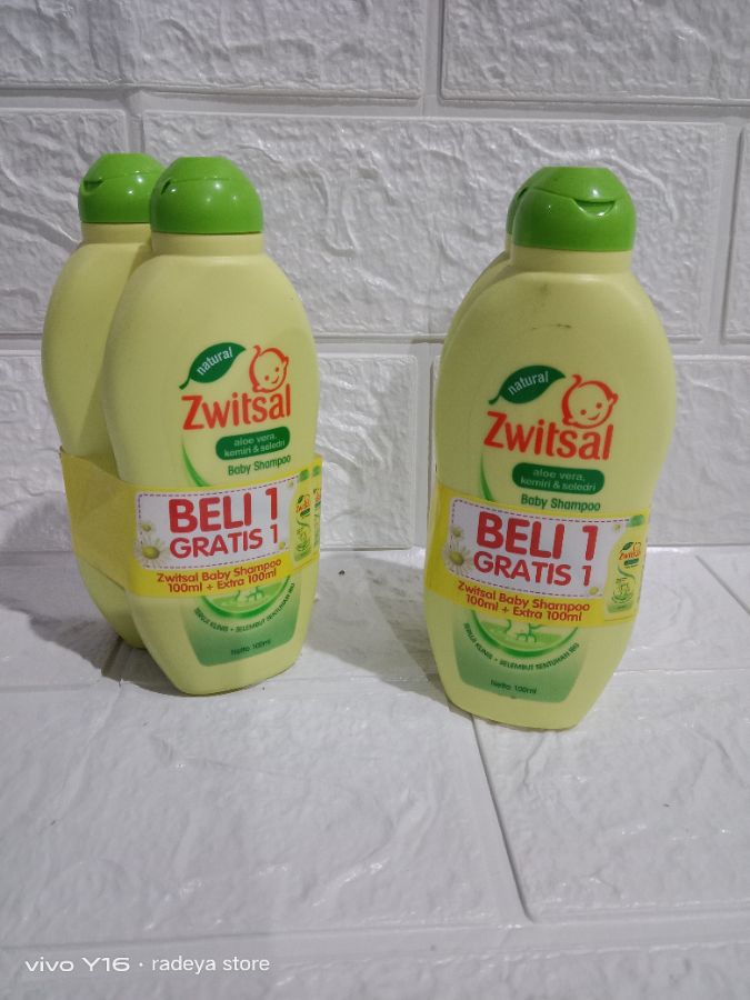 zwitsal shampo paket 2 botol