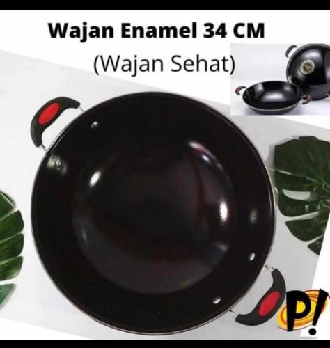 Wajan enamel kuping 34cm GSE