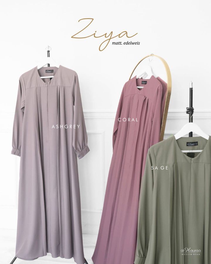 Al Hauraa Gamis Ziya Ash Grey XXL 