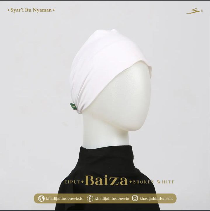 Rakhadijah Ciput Baiza Broken White 