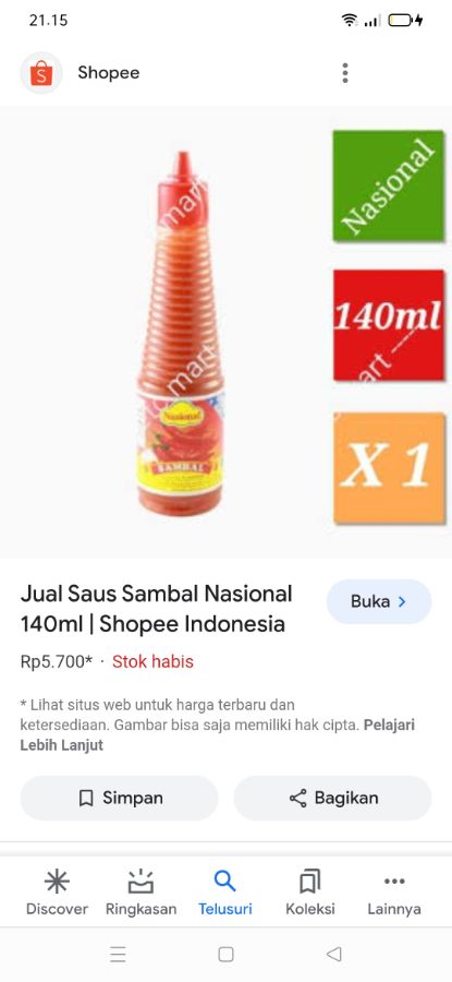 Sambal nasional 8991976000083