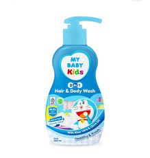 MU BABY HAIR BODY WASH BIRU 280ML