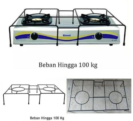 Tangkringan Kompor 2 Tungku