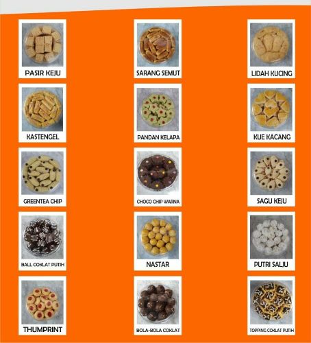 Aneka Kue ukuran Nanda Cookies 500 gr 