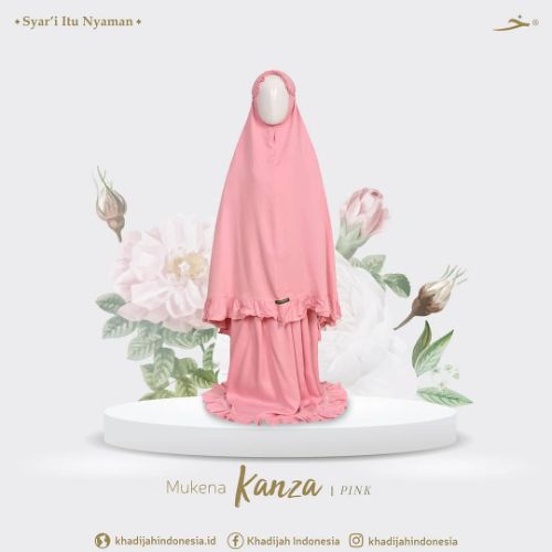 Khadijah Mukenah Kanza Pink S