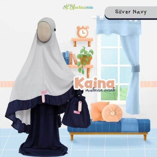 Al Hauraa Mukenah kaina navy s