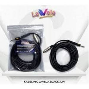 KABEL MIC LAVELA 10 METER (HITAM)