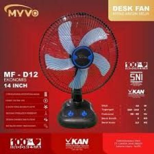 KIPAS MYVO DESK FAN EKONOMIS MF-D12 14 INCH