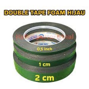 LAKBAN/DOUBLE FOAM TAPE HIJAU