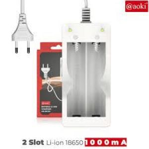 CHARGER BATERAI LITHIUM AOKI 2 SLOT (AK-BC2S)