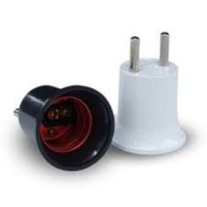 FITTING COLOK E27 W/2PIN PLUG PIOLINE PFK287 HITAM