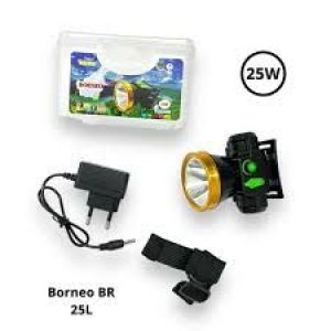 SENTER KEPALA BORNEO 25W PUTIH (BR-25L) + LAMPU