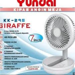 KIPAS MEJA PORTABLE YUNDAI 7 INCH (KK-295 GIRAFFE)