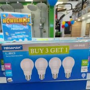 A-BULB YTA60Z4 7W 6500K 4PK 170-240V MEGAMAN