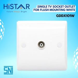 SOCKET TV HISTAR BRIGHT GDDX101W SINGLE