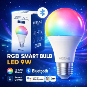 BTA009 HISTAR SMART LIGHT BULB RGB+CCT BLUETOOTH 9W