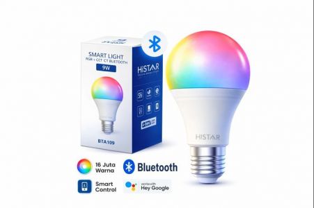 BTA009 HISTAR SMART LIGHT BULB RGB+CCT BLUETOOTH 12W