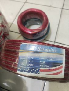 KABEL TRANSPARAN 2X80 100Y HAKAMITSU