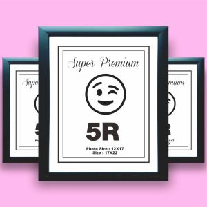PIGURA 5R HITAM MINIMALIS