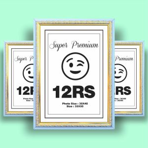 PIGURA 12RS PUTIH UKIR EMAS