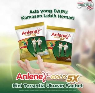 Anlene gold 5x coklat/vanila