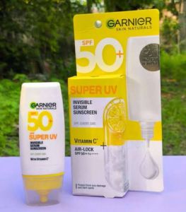 Garnier sunscreen 