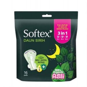 Softex Daun Sirih 3IN1 16P 