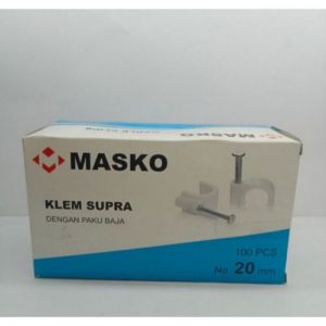 MS KLEM SUPRA PAKU BETON 20mm KOTAK @100pcs