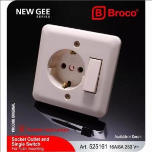 BROCO IB SAKLAR + STOP KONTAK NEW GEE 525161