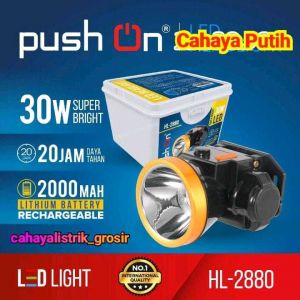 SENTER KEPALA PUSH ON HL-2880 30w